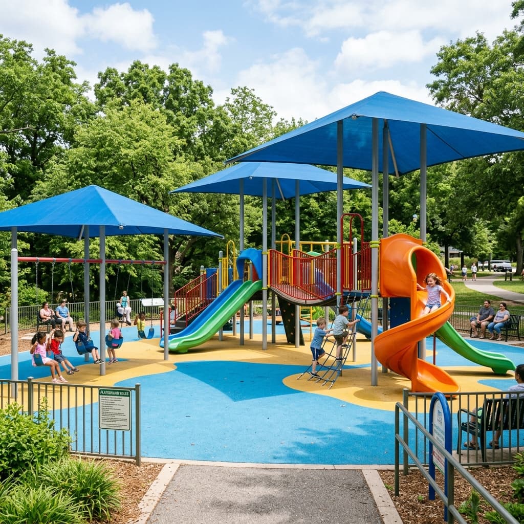School playground for children